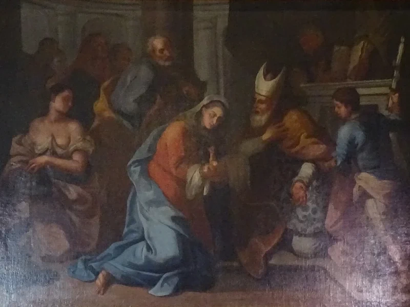 1672-Antonio Lazzarini - La presentazione al Tempio - Feltre (Veneto), chiesa di Santa Maria degli Angeli
